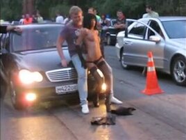 Naughty russian stripper