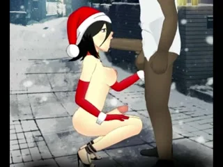 Rukia Kuchiki Porn - SDT Christmas Futa - Rukia Kuchiki (Bleach) / ZB Porn