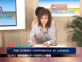 CMM Headline: Maria Ozawa Newsreader Bukkake