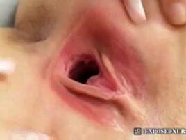 Nasty nurse Sabina vagina wide open at clinic