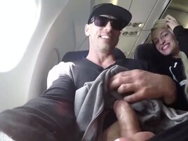 suck off in A320 airplane