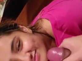 Chick is fucked and facialized on camera
