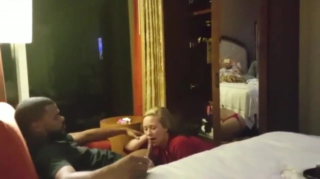 Cuckold man watches his wife fucking his friends