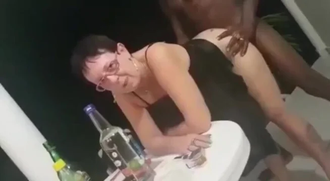 Kinky grannys ass is slammed by a BBC at a party picture