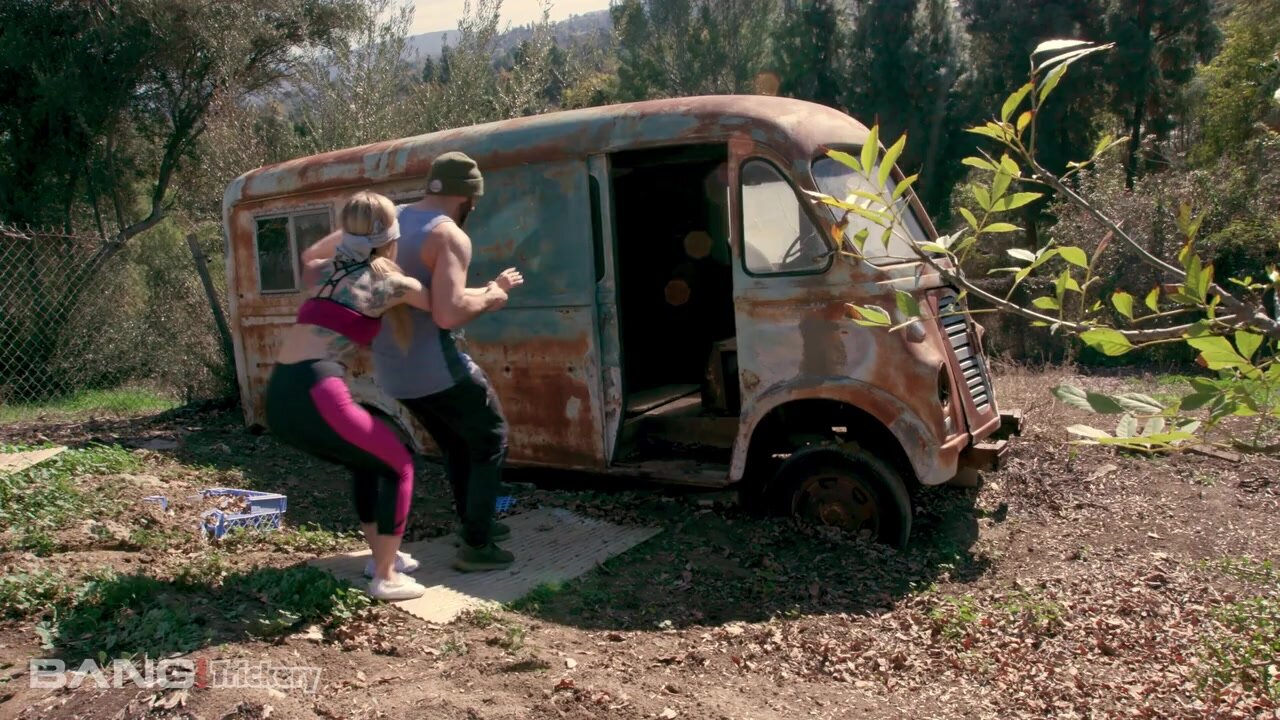 Rammed porn video – Hottie Kali Rose enjoys having sex in an abandoned van