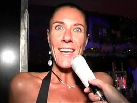 Perverted MILF blows and fucks in orgy in the club