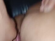 Amateur close-up of Asian twat getting nailed hard
