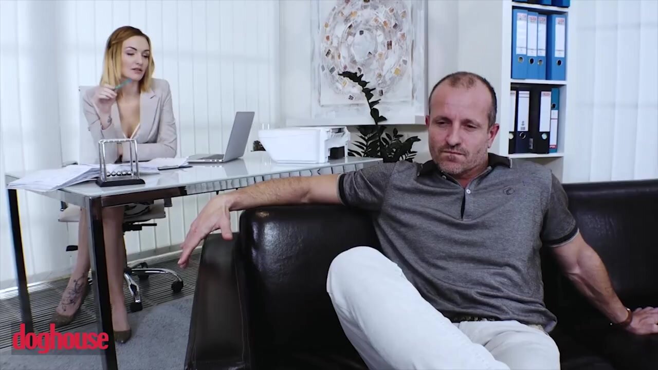 Young therapist offers the man sex and he can