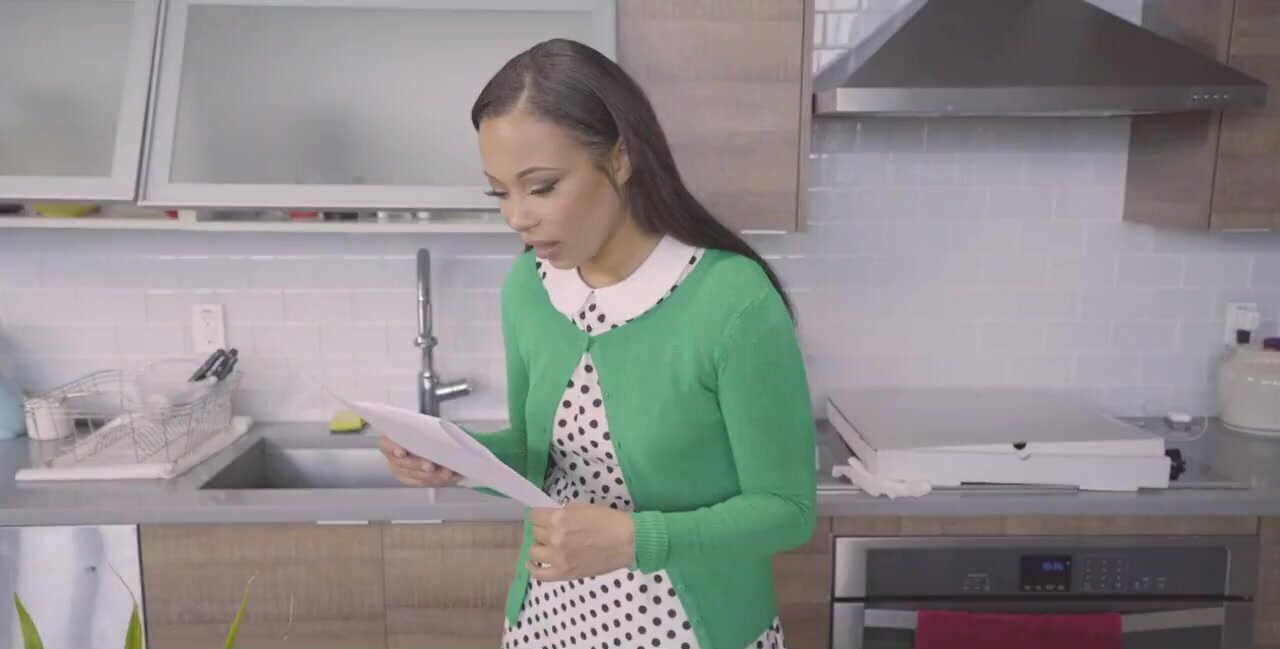 Man scores his new black stepsister