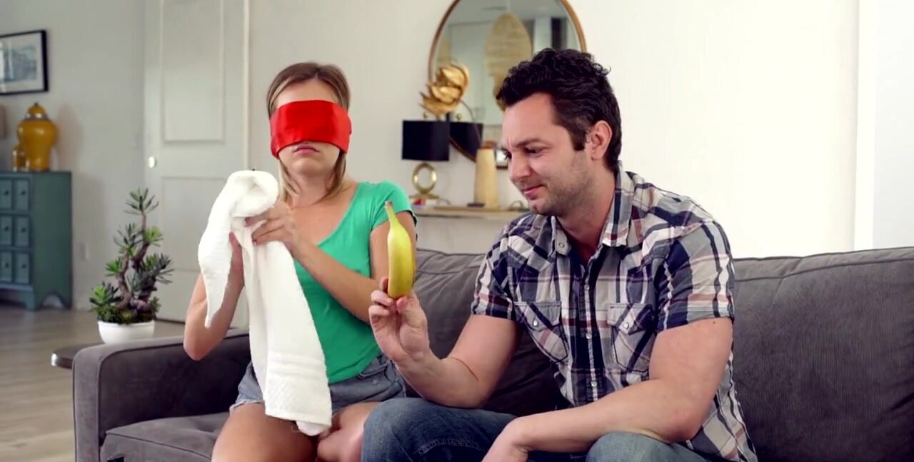 Experiments ends for stepsibings with hot sex on sofa