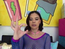 Girl is crazy about anal sex and facial cumshot