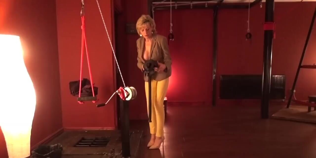 Ladysonia porn video – BDSM video of mature slave with big boobies