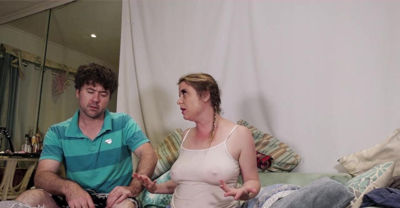Nerdy dude is learning how to fuck the stepsister