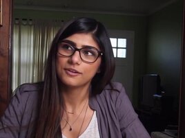 Busty whore Mia Khalifa fucked by Rico Strong and his friend