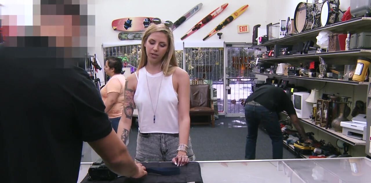 Ryan Riesling goes to the pawn shop and sells her body