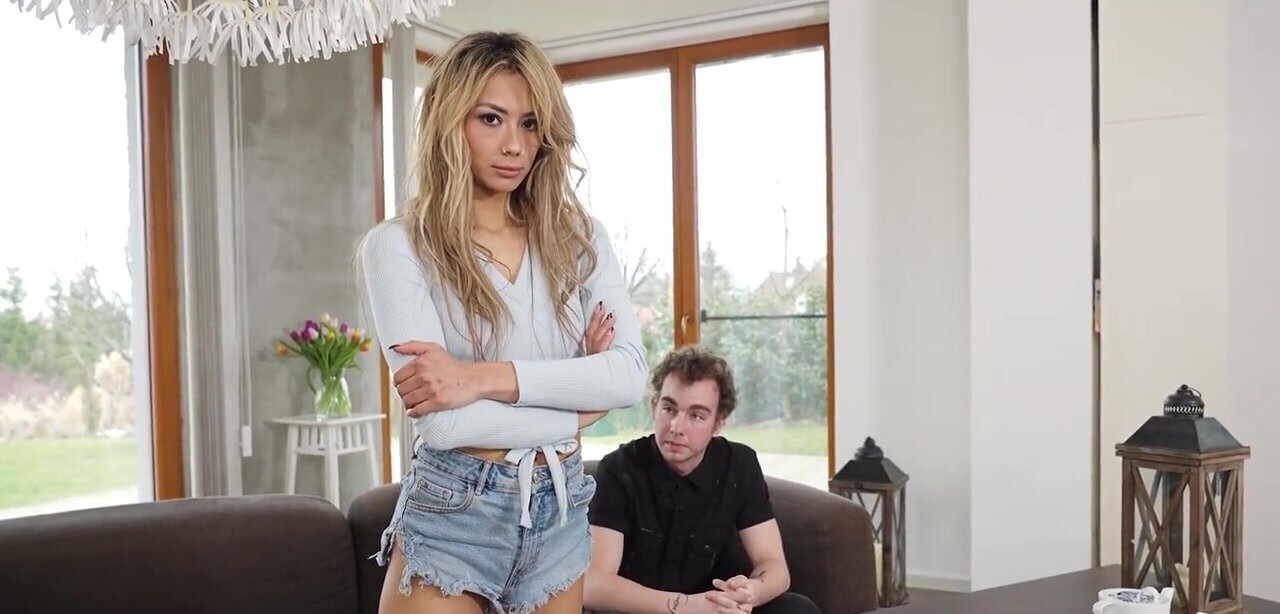 Veronica Leal is fucking a hung lad in front of a cuck