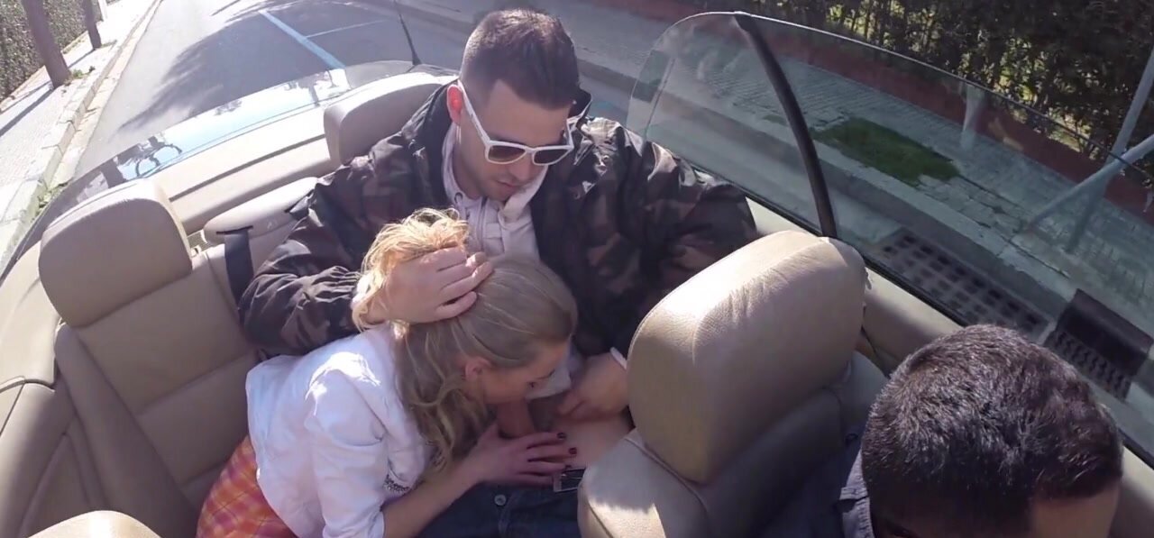 Shameless screwing in a public plce for a big booty blonde