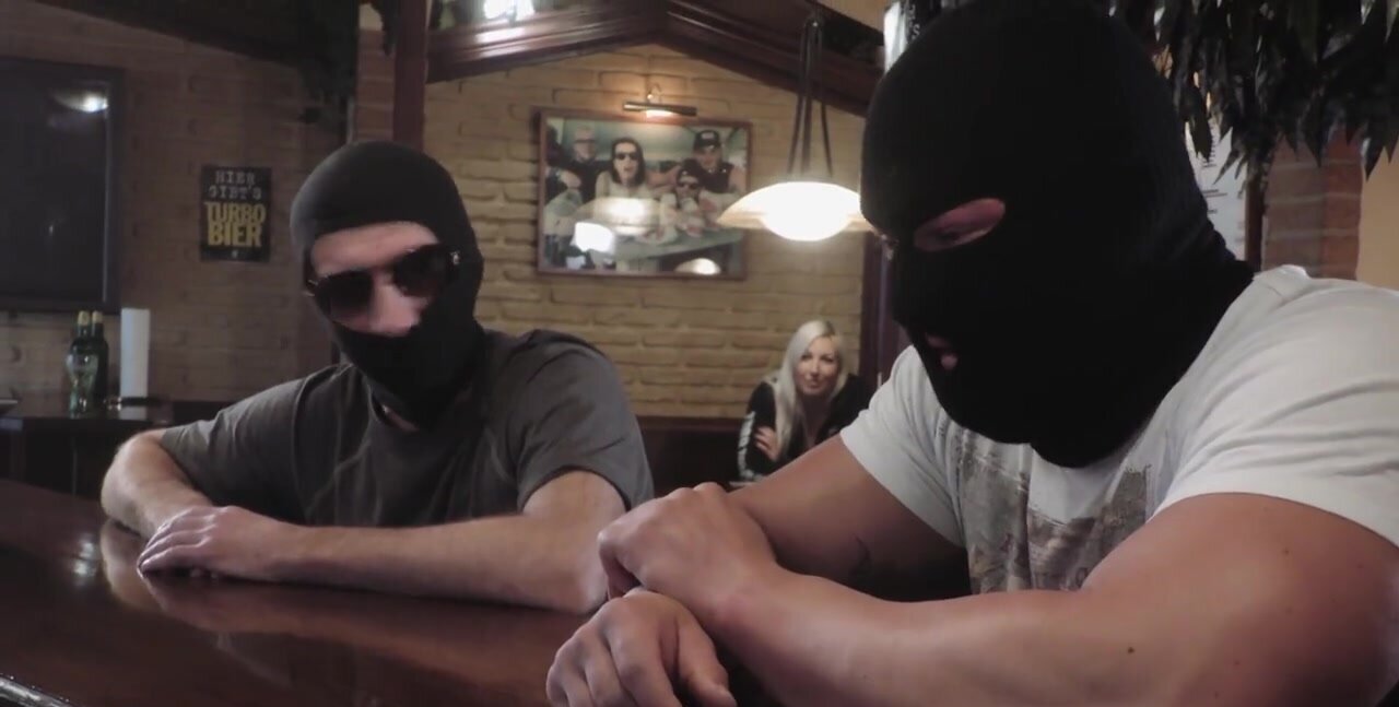 Slutty older lady is goign to dispatch of two horny dudes
