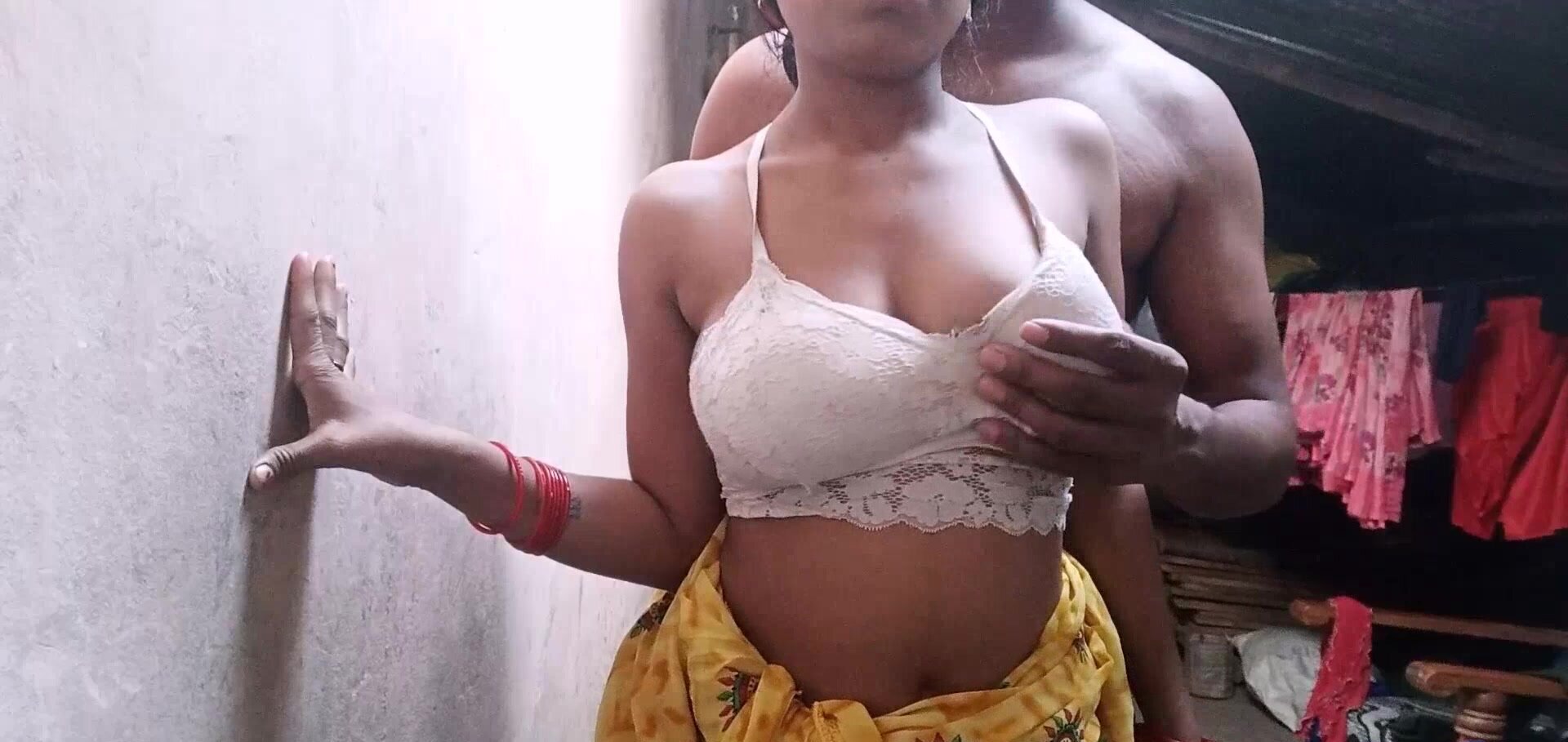 Amateur couple from India are making a hot sex tape