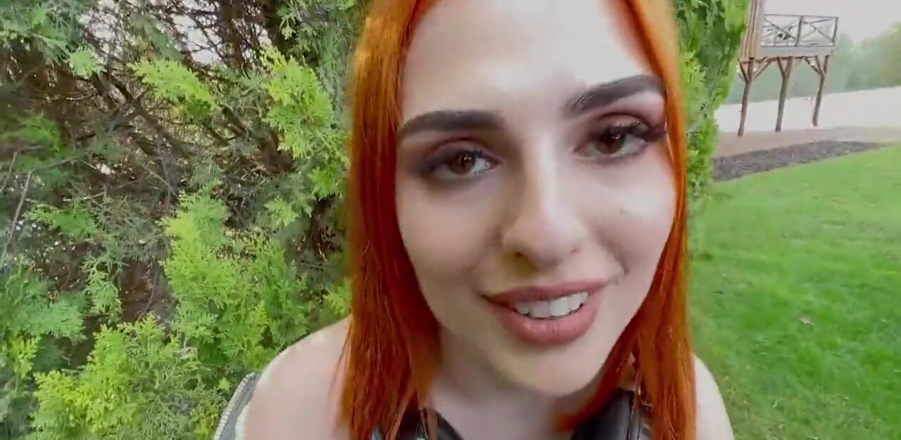 Redheaded girl looks playful as fuck and gets fucked silly