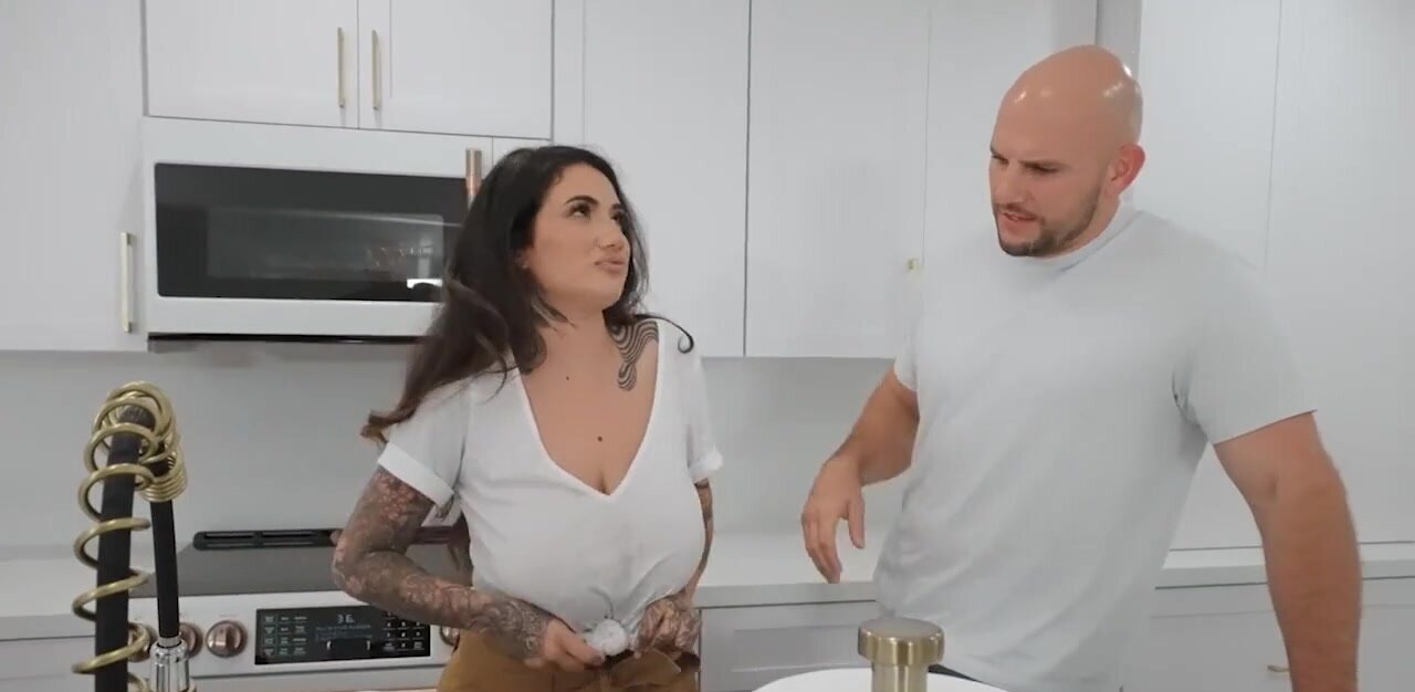 Big boobed brunette Arabelle Raphael seeks big dicks