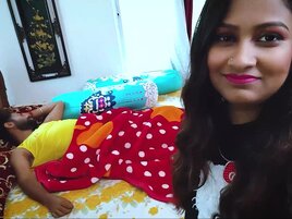 Amateur Indian couple are having fun all by themselves