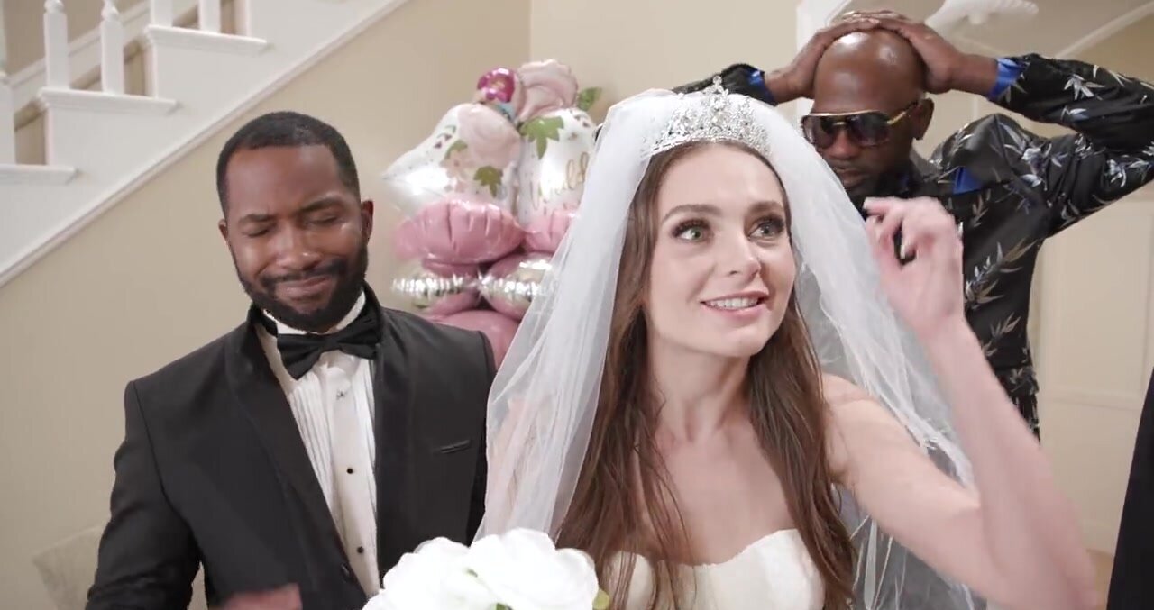 BBC bang for the beautiful bride who loves hard sex