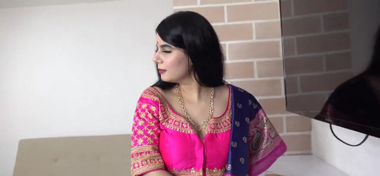 Indian auntie with big boobs fucks her step nephew hard