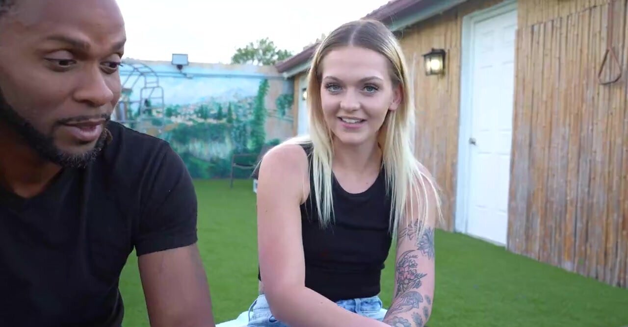 Tight blonde with a tighter ass gets blacked hard