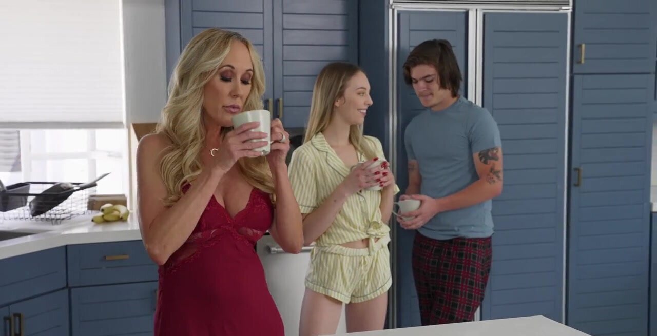 Stepmom is going to be involved in a wild threesome