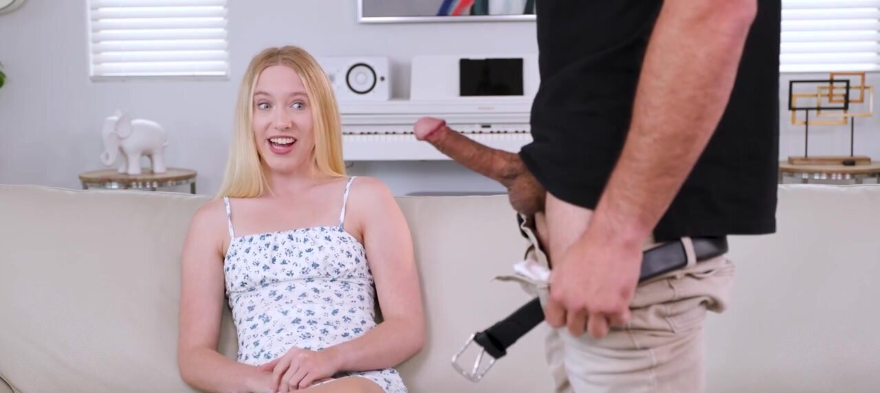 No condom fuck with a pasty teen who wants older dick