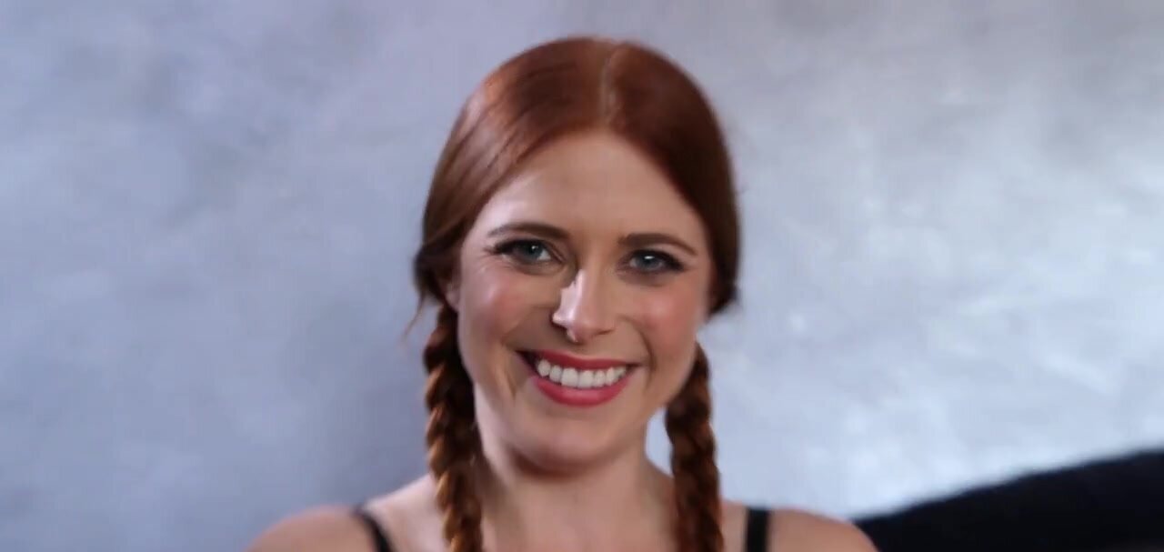 1000facials porn video – Redheaded girl surrenders to his oral desires big time