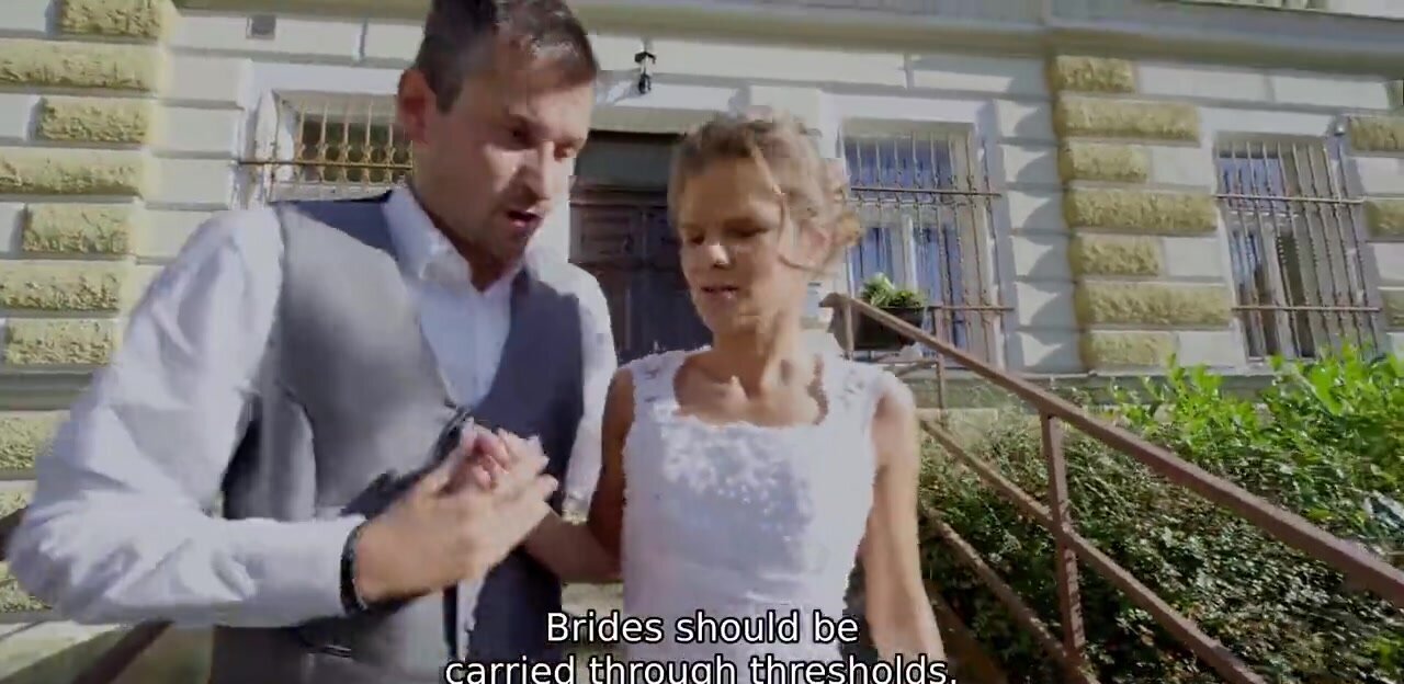 Wedding pleasure with a heartless cuckoldress in POV
