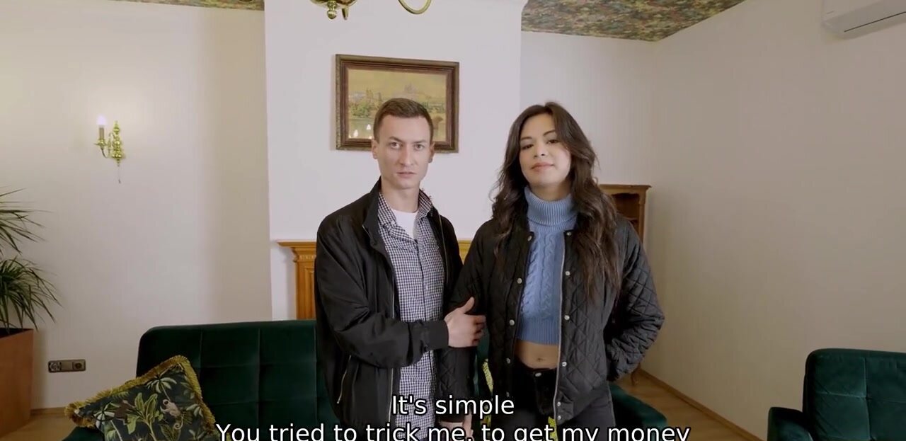 Surprisingly busty hottie getting fucked by a stranger