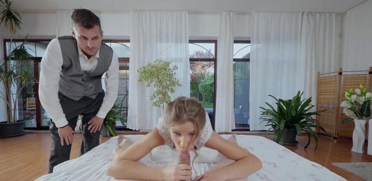 Wedding banging with a submissive bride who loves cock