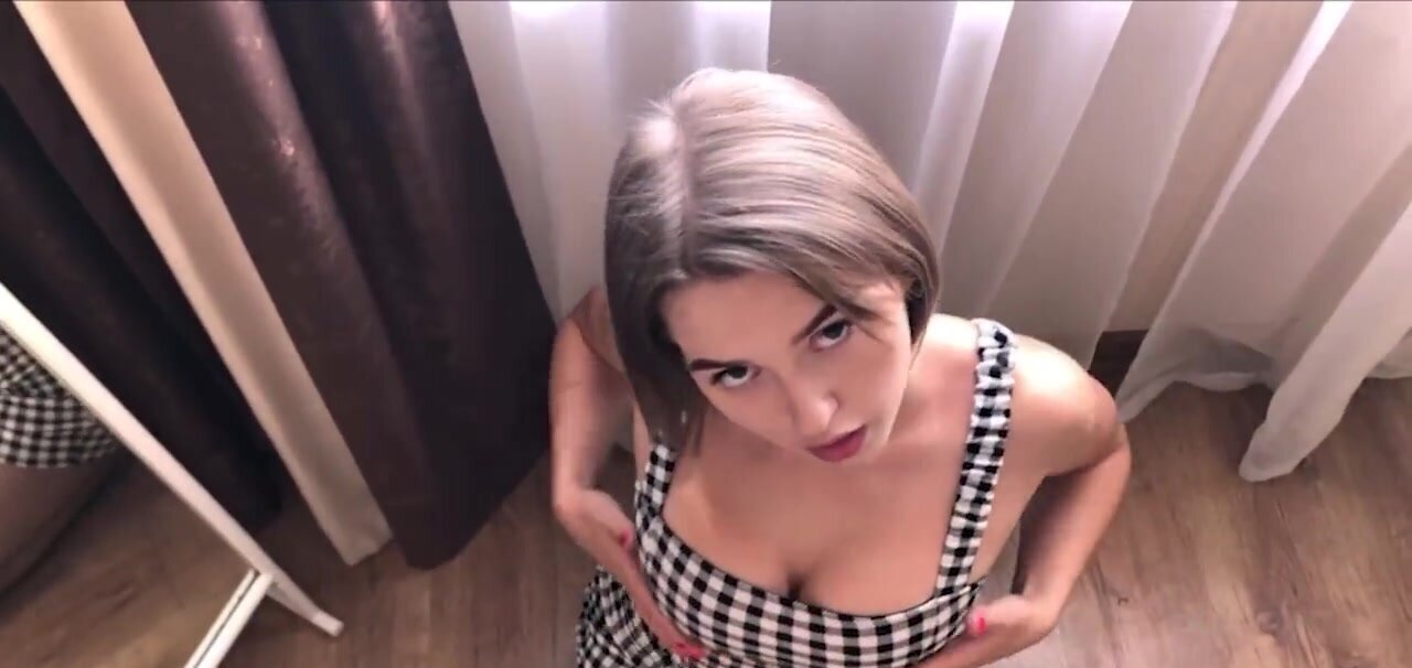 Brunette seeks to tempt you with her big breasts first