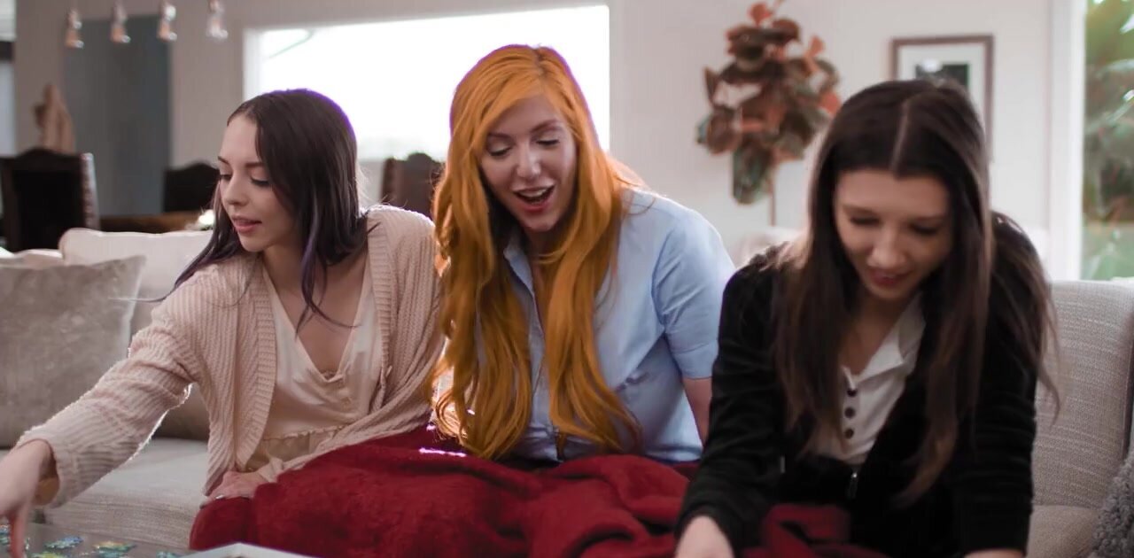 Threesome with lesbian ladies who really love pussy