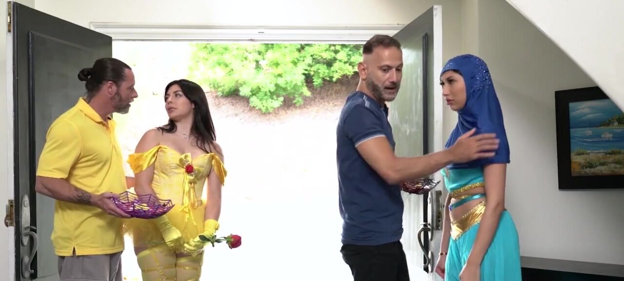 Stepdad vs stepdaughter foursome superfuck in HD quality