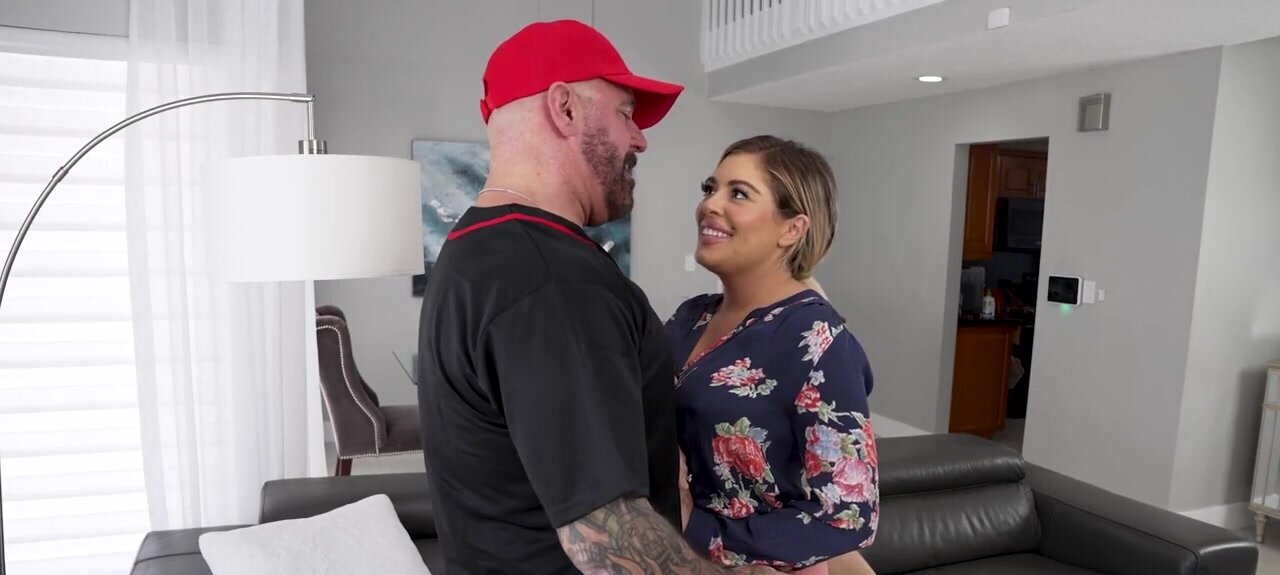Stepdad is slick and sneaky and he fucks her good