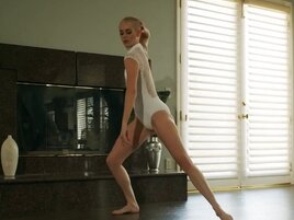 Ballerina babe getting fucked by her creepy boyfriend