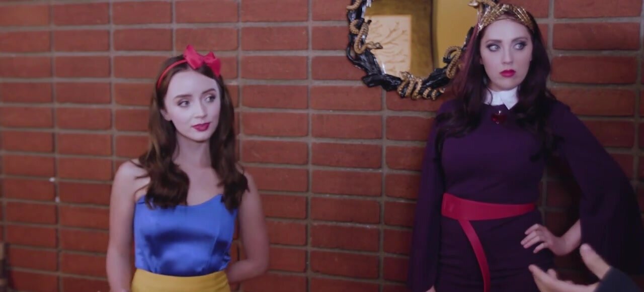 Snow White porn parody with a really good looking gal
