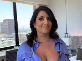 Big boobs blue blouse brunette banged brutally