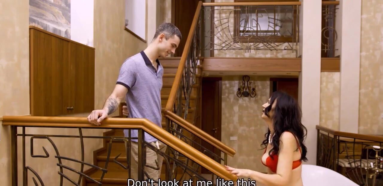 Stepson cannot wait to fuck that juicy fucking mommy