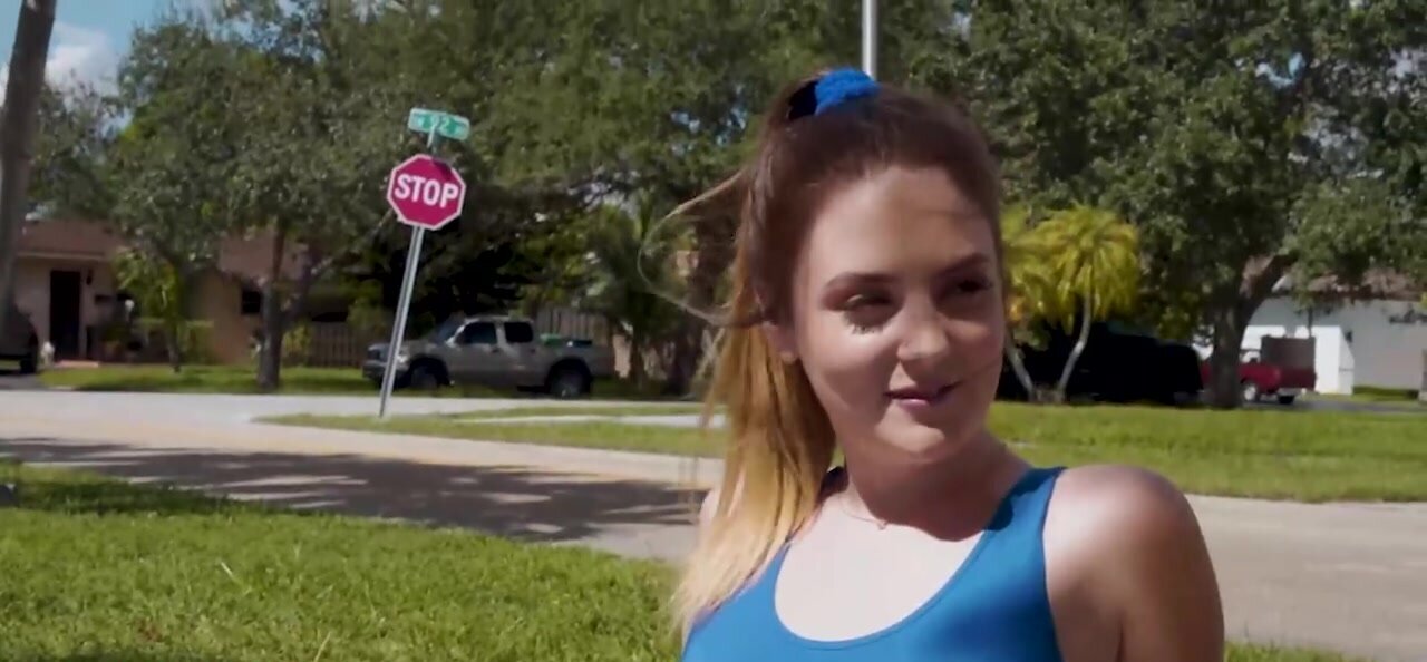 Kinsley Kane smirks as he rides that nasty fucking boner
