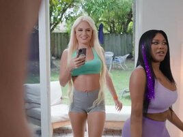 Virgin masseur is excited to rub and fuck a black slut