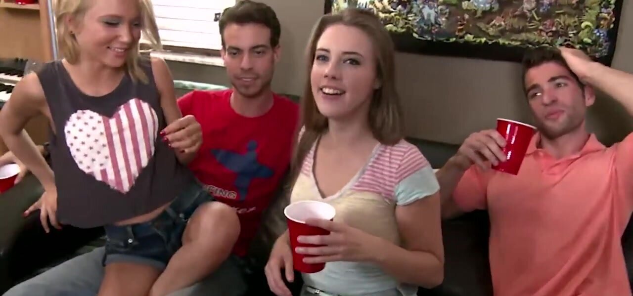 Collegerules porn video – Sorority and fraternity team up to throw a crazy sex party