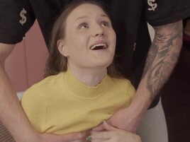 Petite teen used as a fuckdoll by her horny roommate