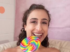 Scarlett Page loves a lollipop and a big black cock
