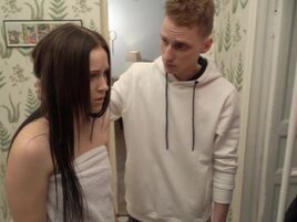 Controlling bf makes his gf pay his debts off with her cunt