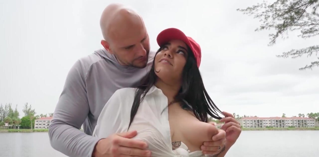 Brunette wants big dick and she is willing to work for it